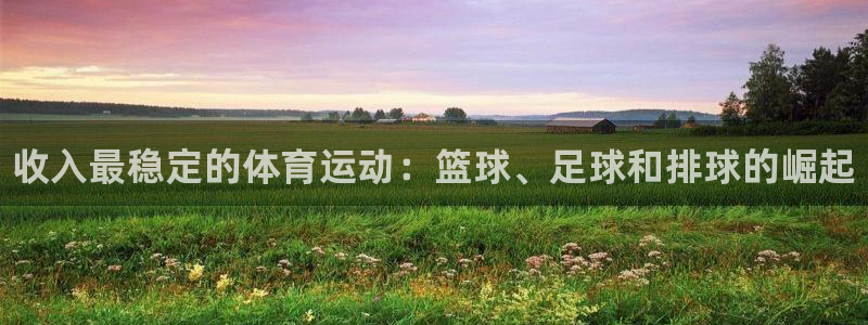 77体育：收入最稳定的体育运动：篮球、足球和排球的崛起