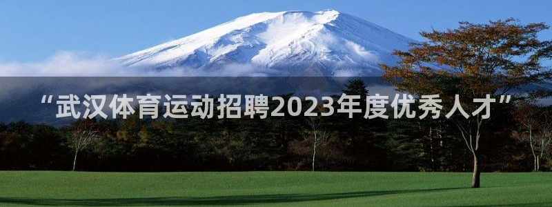 77体育app下载官网：“武汉体育运动招聘2023年度优秀人才”